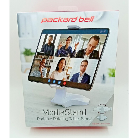 Packard Bell Media Stand Portable Rotating Tablet Stand - Picture 1 of 3